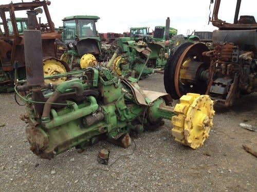 Used John Deere 4020 Tractor parts.