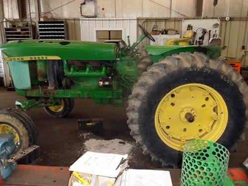 Used John Deere 4020 Tractor parts.