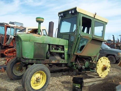Used John Deere 4020 Tractor parts.