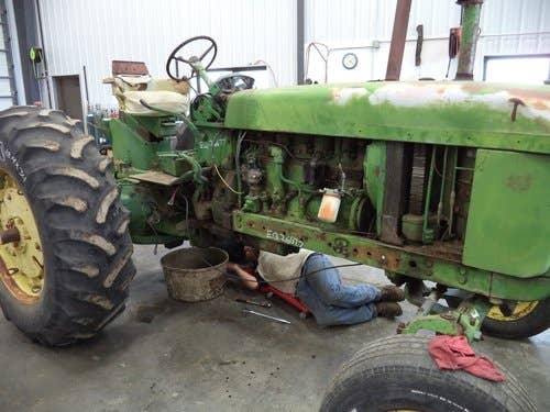 Used John Deere 4020 Tractor parts.