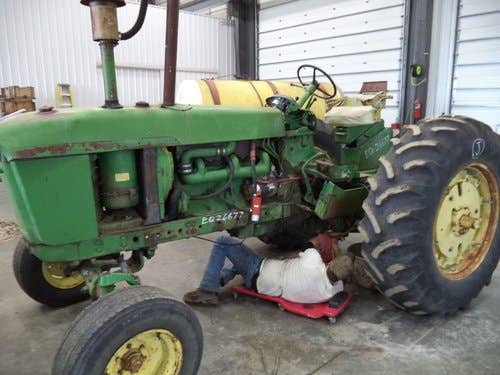 Used John Deere 4020 Tractor parts.