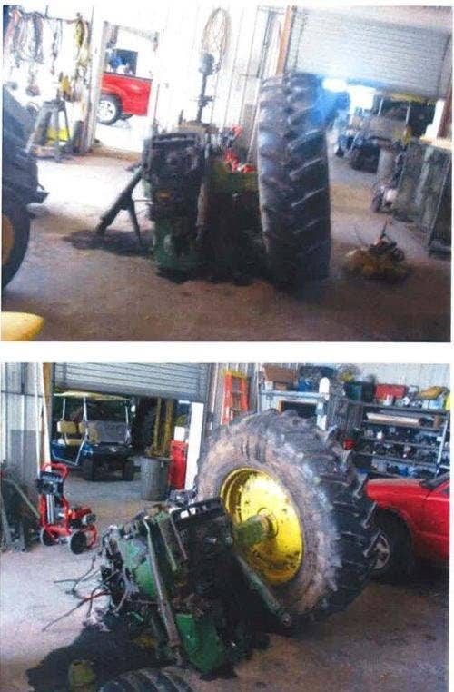 Used John Deere 4020 Tractor parts.