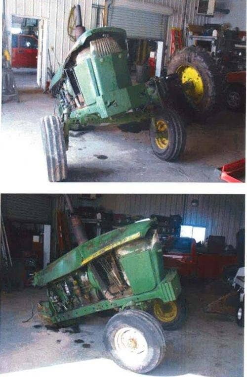 Used John Deere 4020 Tractor parts.