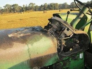 Used John Deere 4020 Tractor parts.