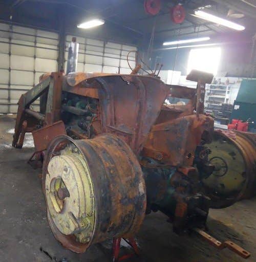 Used John Deere 4020 Tractor parts.