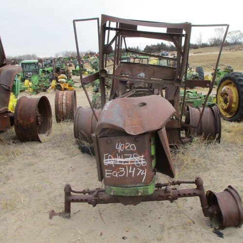 Used John Deere 4020 Tractor parts.