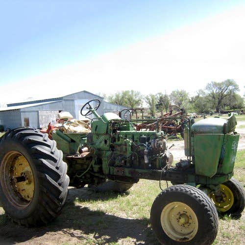 Used John Deere 4020 Tractor parts.