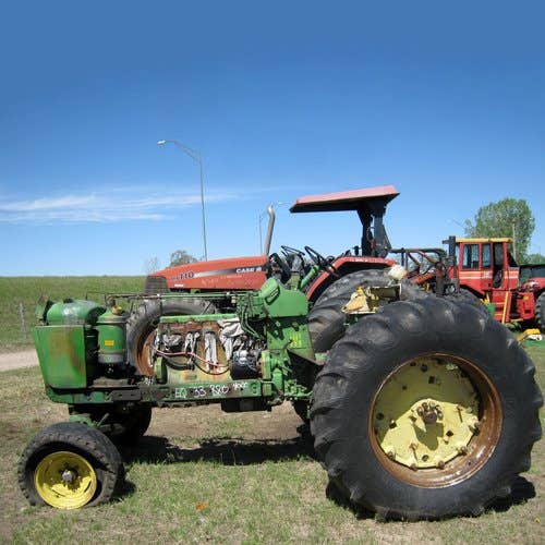 Used John Deere 4020 Tractor parts.