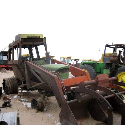 Used John Deere 4020 Tractor parts.