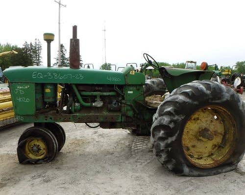 Used John Deere 4020 Tractor parts.