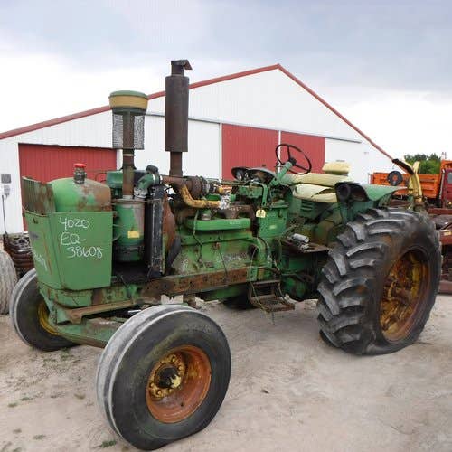 Used John Deere 4020 Tractor parts.