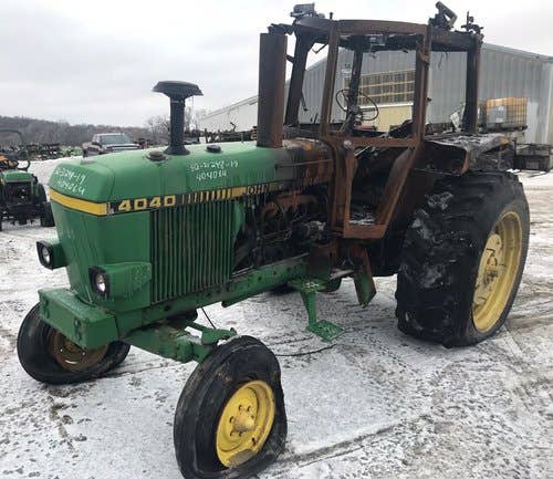 Used John Deere 4040 Tractor parts.