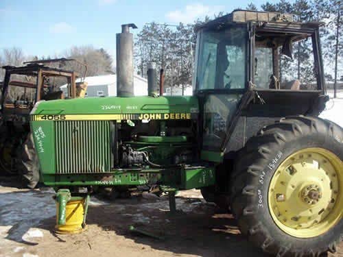 Used John Deere 4055 Tractor parts.