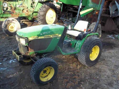 Used John Deere 4100 Tractor parts.