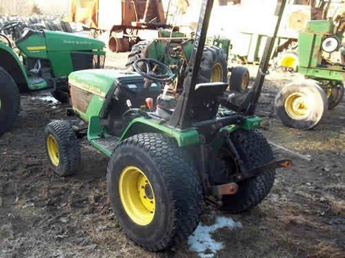 Used John Deere 4100 Tractor parts.