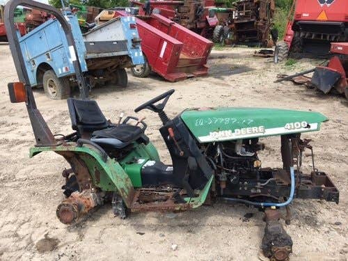 Used John Deere 4100 Tractor parts.
