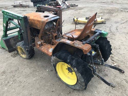 Used John Deere 4100 Tractor parts.