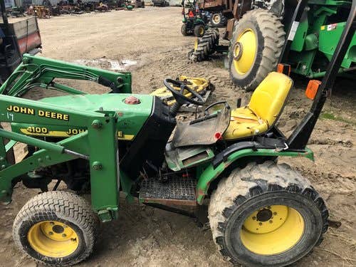 Used John Deere 4100 Tractor parts.