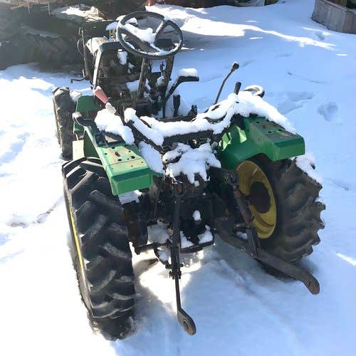 Used John Deere 4100 Tractor parts.