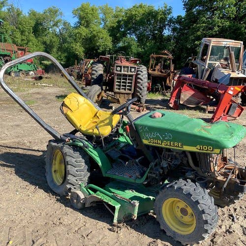 Used John Deere 4100 Tractor parts.