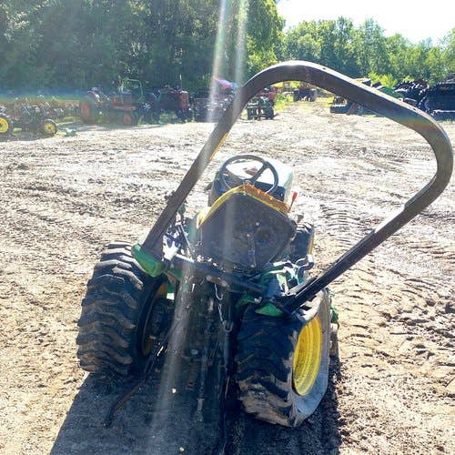 Used John Deere 4100 Tractor parts.