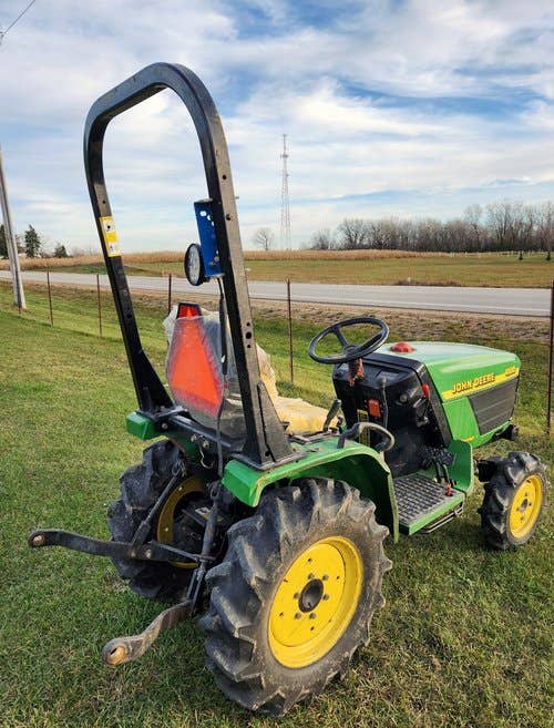 Used John Deere 4100 Tractor parts.