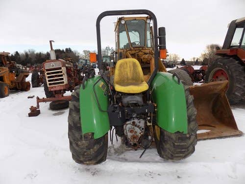 Used John Deere 4105 Tractor parts.