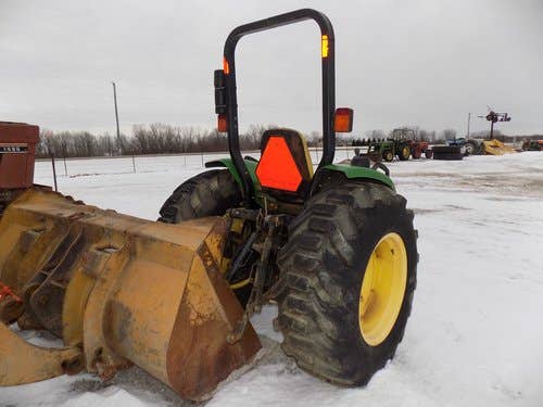 Used John Deere 4105 Tractor parts.