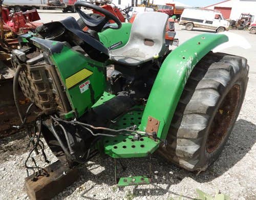 Used John Deere 4105 Tractor parts.
