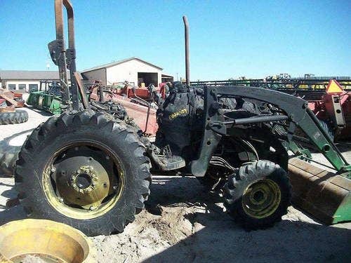 2005 Used John Deere 4120 Tractor parts.