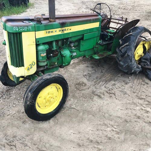 1956 Used John Deere 420 Tractor parts.