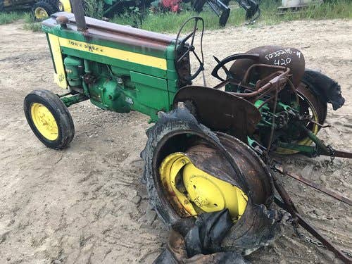 1956 Used John Deere 420 Tractor parts.