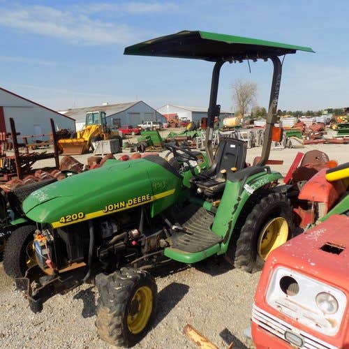 Used John Deere 4200 Tractor parts.