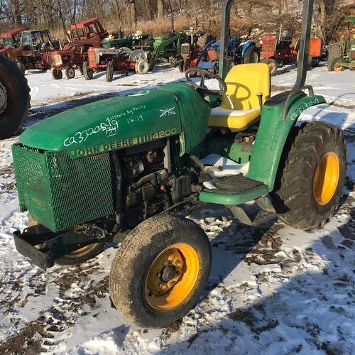 Used John Deere 4200 Tractor parts.