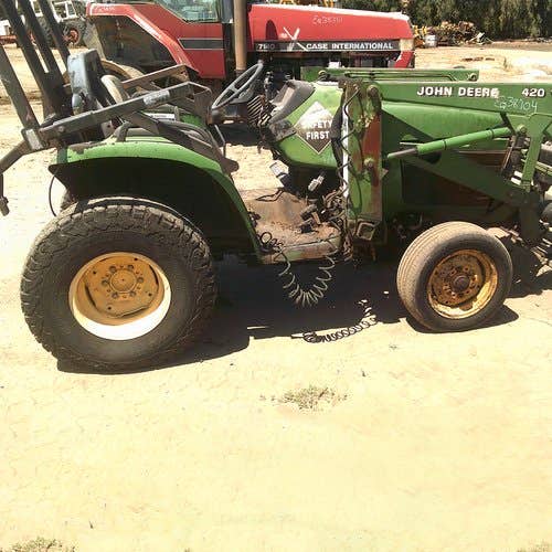Used John Deere 4200 Tractor parts.