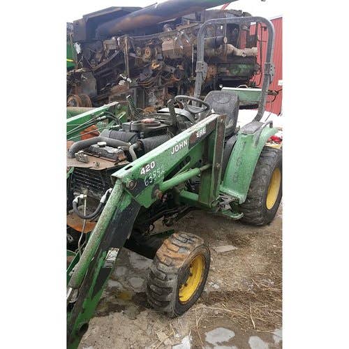Used John Deere 4210 Tractor parts.