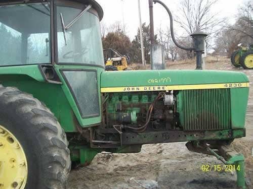Used John Deere 4230 Tractor parts.
