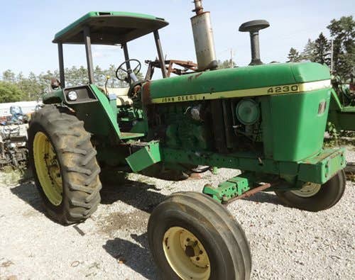 Used John Deere 4230 Tractor parts.