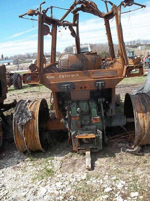 Used John Deere 4240 Tractor parts.