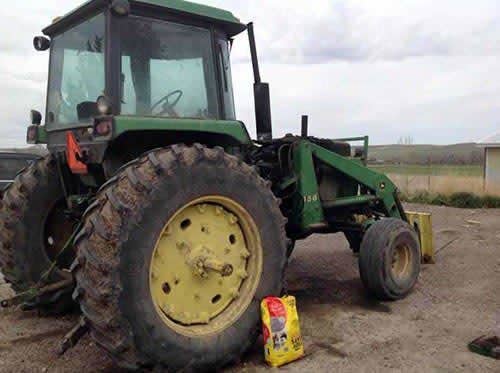 Used John Deere 4240 Tractor parts.