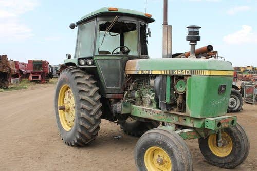 Used John Deere 4240 Tractor parts.