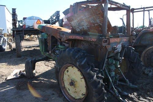 Used John Deere 4240 Tractor parts.