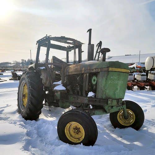 Used John Deere 4240 Tractor parts.