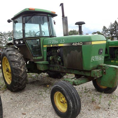 Used John Deere 4240 Tractor parts.