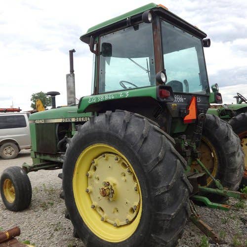 Used John Deere 4240 Tractor parts.