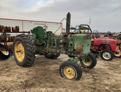 Used John Deere 4320 Tractor parts.