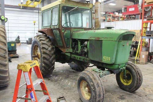 Used John Deere 4320 Tractor parts.