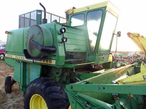 Used John Deere 4400 Combine parts.