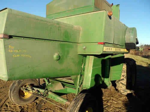 Used John Deere 4400 Combine parts.