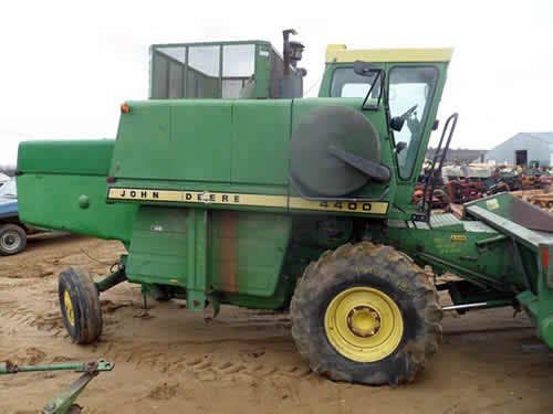 Used John Deere 4400 Combine parts.
